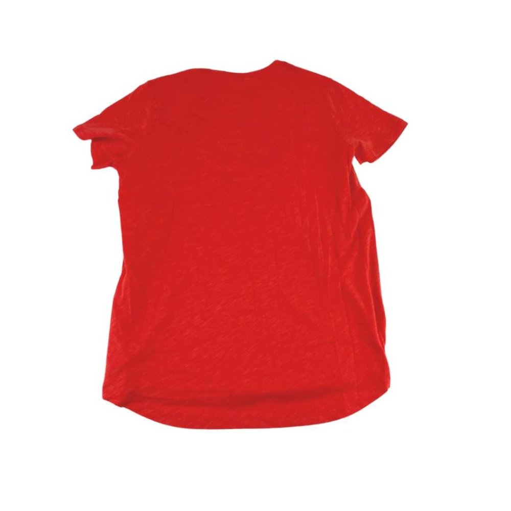 Black Bow | Women's Crew Neck T-Shirt | Coral | Size XXL - Picture 2 of 2